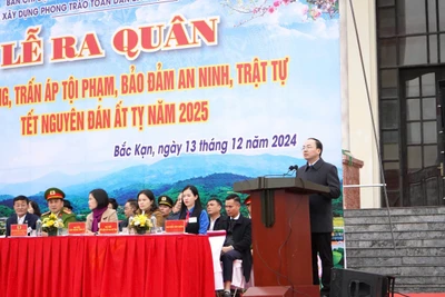 Bắc Kạn ra quân trấn áp tội phạm dịp Tết Nguyên đán Ất Tỵ 2025 