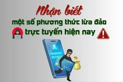 Nhận biết một số phương thức lừa đảo trực tuyến hiện nay