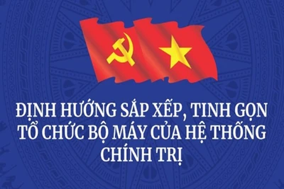 INFOGRAPHICS: Phương án sắp xếp, tinh gọn tổ chức bộ máy hệ thống chính trị