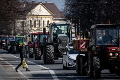 Nông dân Séc biểu tình phản đối hàng nhập khẩu giá rẻ từ Ukraine và Nam Mỹ