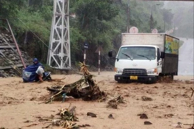 Độ ẩm đất gần bão hòa, nguy cơ cao lũ quét, sạt lở ở các tỉnh miền núi phía Bắc