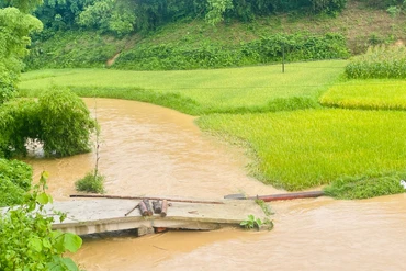 Mưa lớn gây sạt lở, ảnh hưởng tới 57 hộ dân ở Bắc Kạn