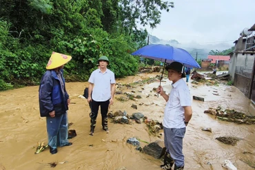 Bạch Thông: Khẩn trương khắc phục hậu quả sau trận mưa lớn
