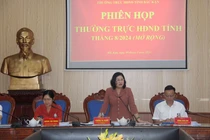 Phiên họp Thường trực HĐND tỉnh tháng 8/2024