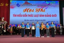 Hội thi tìm hiểu kiến thức Luật Bình đẳng giới