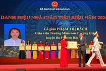 Bộ Giáo dục và Đào tạo tuyên dương, khen thưởng 251 “Nhà giáo tiêu biểu”