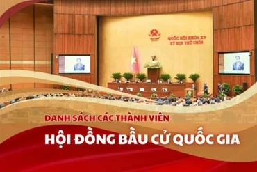 [Infographics] Danh sách 19 thành viên Hội đồng Bầu cử quốc gia