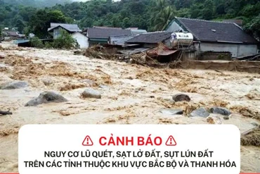 Cảnh báo nguy cơ lũ quét, sạt lở đất