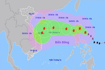 Bão Trà Mi diễn biến phức tạp, khả năng đổi hướng khi vào Biển Đông