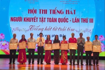 Đoàn Bắc Kạn đạt giải cao tại Hội thi Tiếng hát người khuyết tật khu vực phía Bắc 