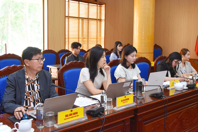 Đoàn công tác KOICA dự buổi làm việc. koica-10.jpg