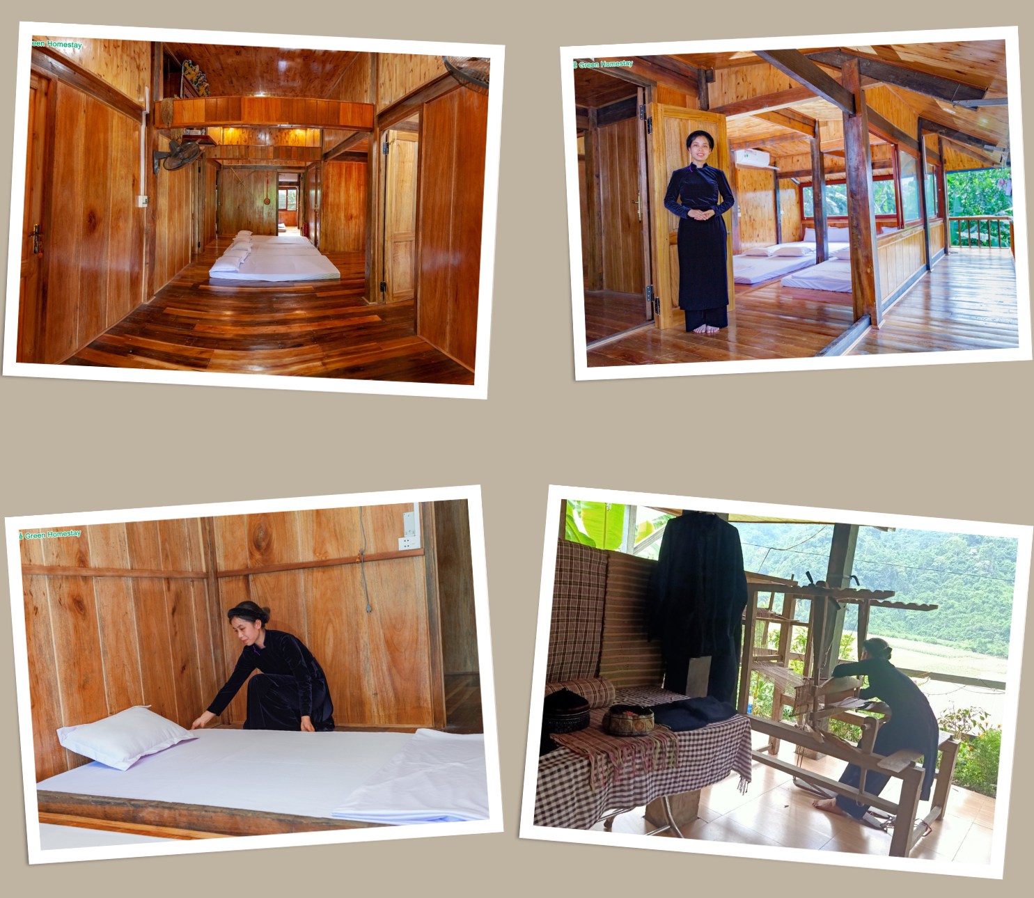 Cơ sở homestay của gia đình chị Triệu Thị Đầm, thôn Pác Ngòi, xã Nam Mẫu. kiem.png