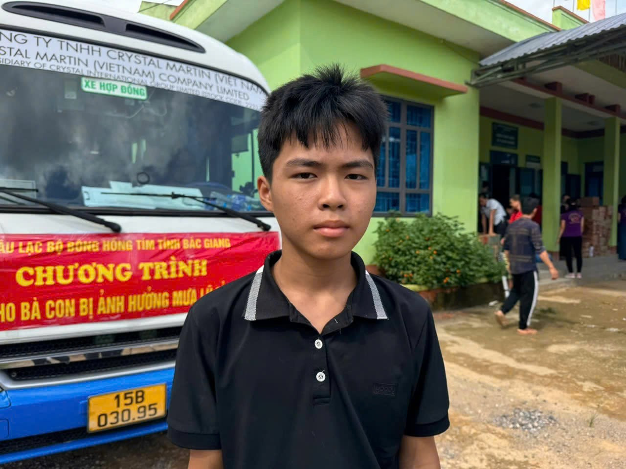 Em Hoàng Đức Duy, học sinh lớp 9 Trường THCS Xuân Dương. hs 10.jpg