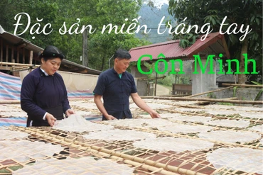 Đặc sản miến tráng tay Côn Minh