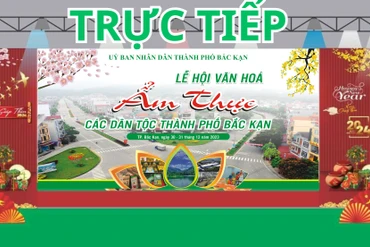 [Trực tiếp] Lễ hội văn hóa ẩm thực các dân tộc TP. Bắc Kạn năm 2023