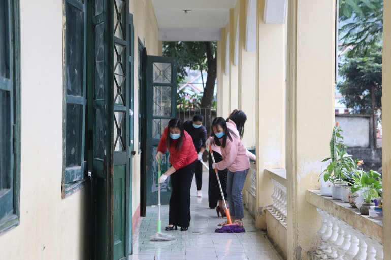 Công tác vệ sinh môi trường được Trường Tiểu học thị trấn Bằng Lũng chú trọng. bang-lung.jpg