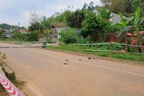 Xuất hiện thêm vị trí nguy cơ sụt lún trên Quốc lộ 3B tại xã Kim Lư