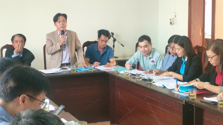 Đại biểu tham góp ý kiến tại Hội thảo. z6485430132995-8692128e1fa6f56e5e41183e46ff38b2.jpg
