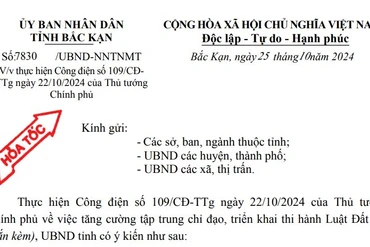 Bắc Kạn: Tập trung chỉ đạo, triển khai thi hành Luật Đất đai