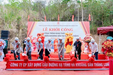 Khởi công công trình khai thác hầm lò và chế biến khoáng sản mỏ Cốc Chặng