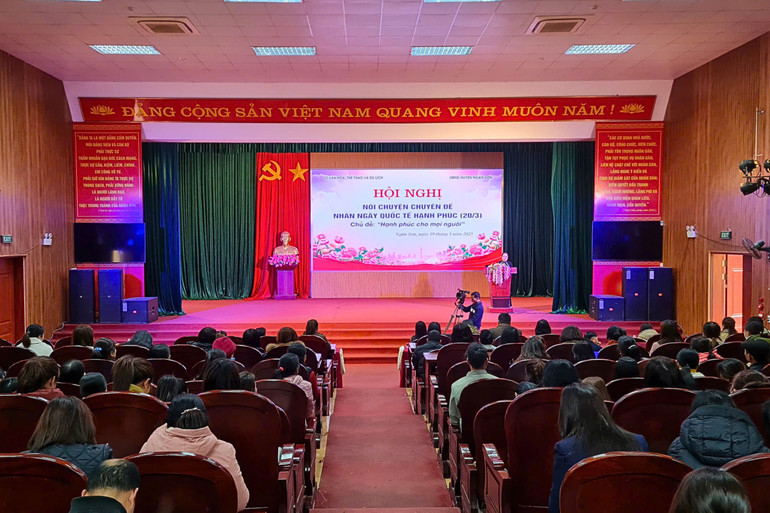 Hội nghị nói chuyện chuyên đề nhân Ngày Quốc tế hạnh phúc. 6.jpg