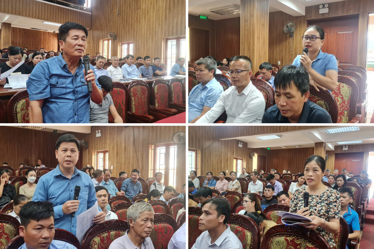 Đại diện doanh nghiệp, HTX, cán bộ cấp xã đối thoại với cấp ủy, chính quyền huyện Ngân Sơn. 3-7881.jpg