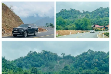 Tuyến đường mới đi lại rất thuận tiện đến hồ Ba Bể.
