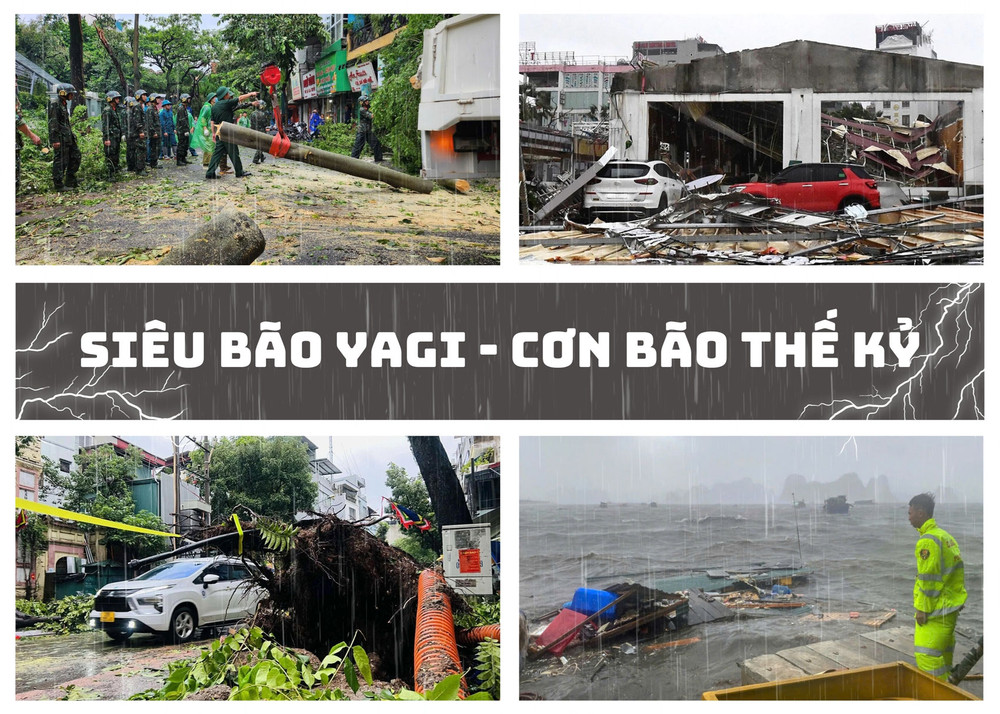 Siêu bão Yagi - Cơn bão thế kỷ | Báo Bắc Kạn điện tử