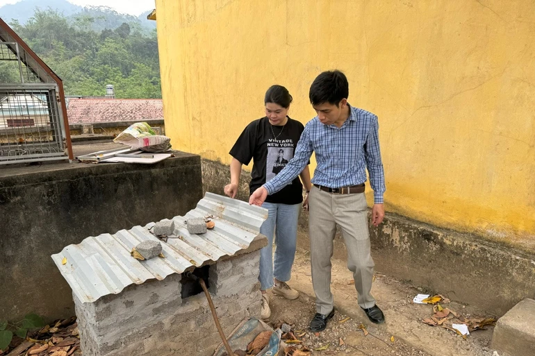 Các trường học ở xã Đôn Phong thiếu nước sinh hoạt