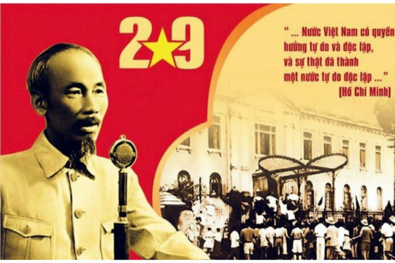 Chủ tịch Hồ Chí Minh đọc bản Tuyên ngôn độc lập ngày 02/9/1945, tại Quảng trường Ba Đình lịch sử (Ảnh tư liệu). 2.jpg