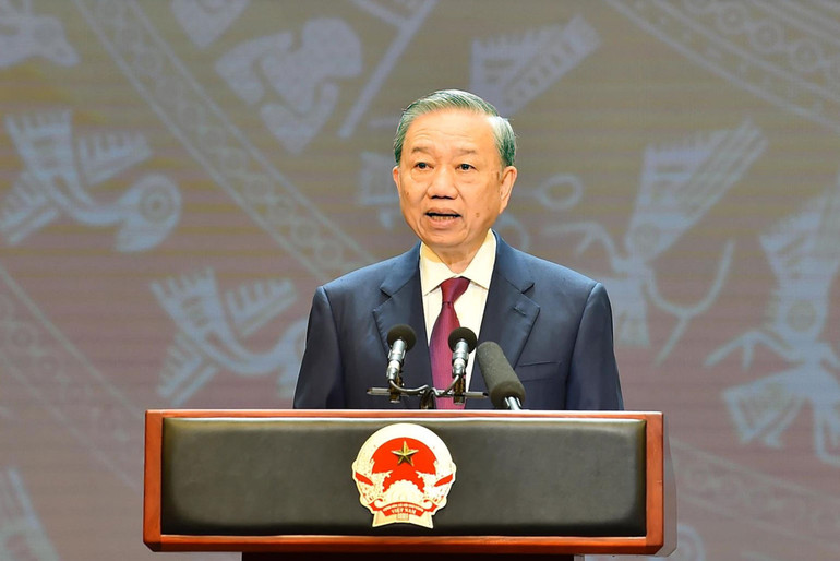 Tổng Bí thư, Chủ tịch nước Tô Lâm phát biểu tại Lễ kỷ niệm 79 năm Quốc khánh nước Cộng hòa xã hội chủ nghĩa Việt Nam (Ảnh tư liệu). 3.jpg
