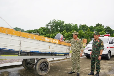 Lãnh đạo Bộ CHQS tỉnh Bắc Kạn kiểm tra công tác ứng phó cơn bão số 3