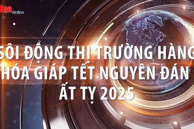 Sôi động thị trường hàng hóa giáp Tết Nguyên đán Ất Tỵ 2025