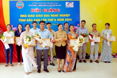 Bế mạc Hội giảng nhà giáo giáo dục nghề nghiệp tỉnh Bắc Kạn lần thứ V