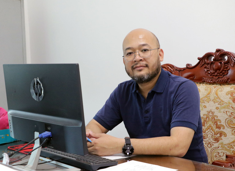 Ông Công Minh Tiến, Giám đốc TNHH Hoàng Nam Bắc Kạn, đánh giá cao về công tác tháo gỡ khó khăn cho nhà đầu tư của tỉnh Bắc Kạn. 3.jpg