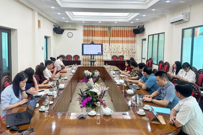 Quang cảnh hội nghị tại điểm cầu Các ban Xây dựng Đảng Tỉnh ủy Bắc Kạn. Ảnh 11.jpg