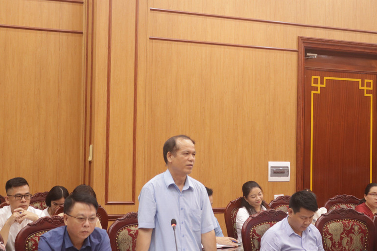 Đại diện Ban Tổ chức Huyện ủy Bạch Thông phát biểu. BTC 5.jpg