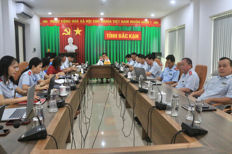 Quang cảnh Hội nghị tại điểm cầu tỉnh Bắc Kạn. IMG_7976.jpeg