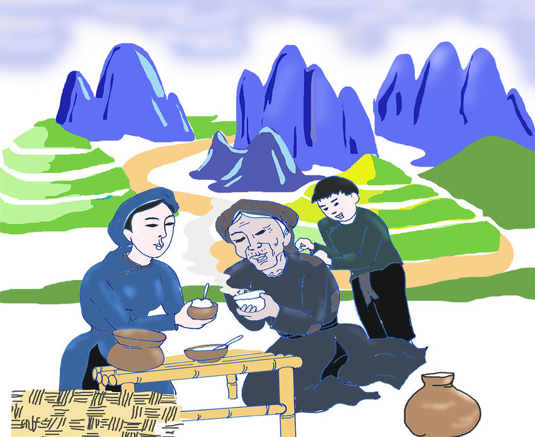 Sự tích hồ Ba Bể Minh hoạ: Quang Duy