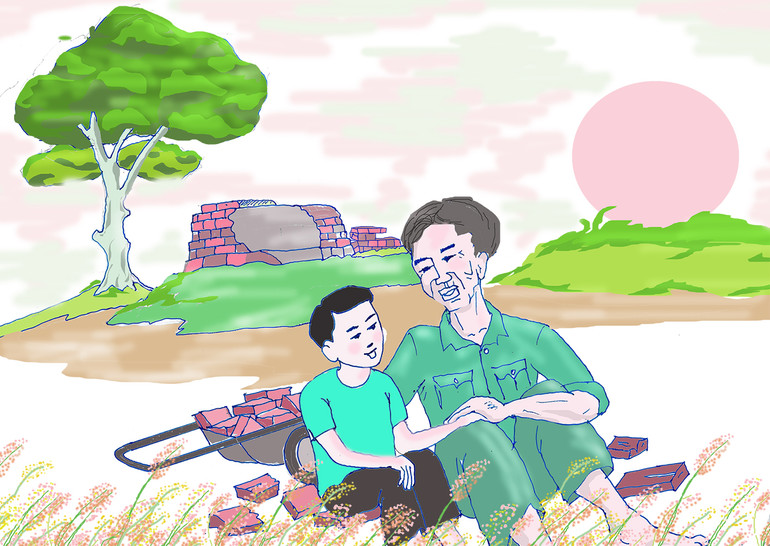 Hai thế hệ Minh hoạ: Quang Duy