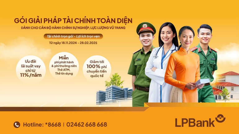 LPBank triển khai gói giải pháp toàn diện dành cho cán bộ hành chính sự nghiệp, lực lượng vũ trang LPBank triển khai gói giải pháp toàn diện dành cho cán bộ hành chính sự nghiệp, lực lượng vũ trang