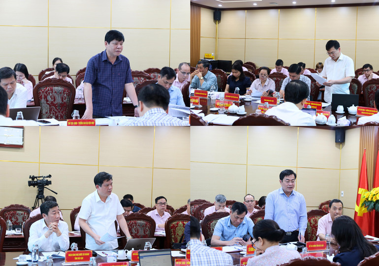 Thành viên Ban đại diện HĐQT NHCSXH tỉnh tham gia phát biểu ý kiến. 3.jpg