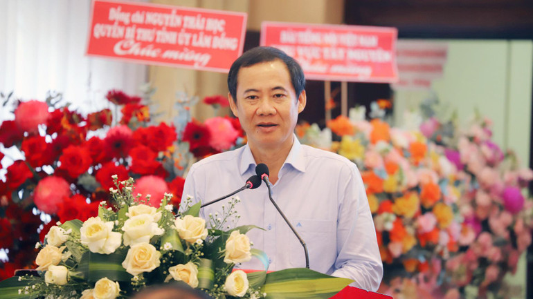 Quyền Bí thư Tỉnh ủy Lâm Đồng Nguyễn Thái Học phát biểu tại hội thảo. 1 (2).jpg
