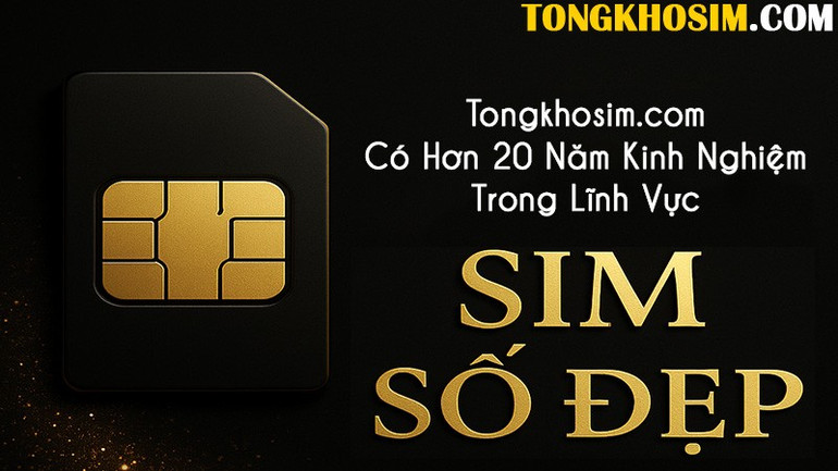 Tổng Kho Sim có hơn 20 năm kinh nghiệm trong lĩnh vực sim số đẹp Tổng Kho Sim có hơn 20 năm kinh nghiệm trong lĩnh vực sim số đẹp