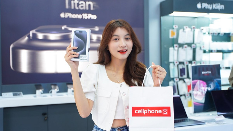 Mua iPhone 15 Pro Max chính hãng VN/A giá tốt tại CellphoneS Mua iPhone 15 Pro Max chính hãng VN/A giá tốt tại CellphoneS