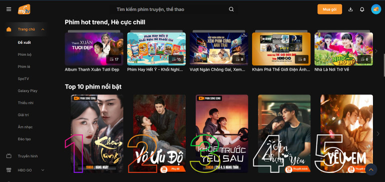 MyTV sở hữu kho nội dung được tuyển chọn sát gu khán giả Việt. MyTV sở hữu kho nội dung được tuyển chọn sát gu khán giả Việt.