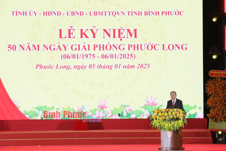 Tổng Bí thư Tô Lâm phát biểu tại lễ kỷ niệm Tổng Bí thư Tô Lâm phát biểu tại lễ kỷ niệm