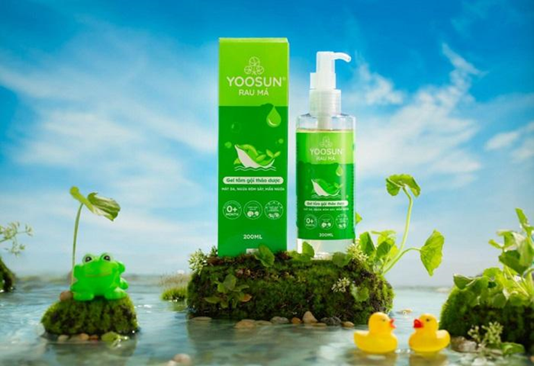 Gel tắm thảo dược Yoosun Rau má an toàn lành tính. Gel tắm thảo dược Yoosun Rau má an toàn lành tính.