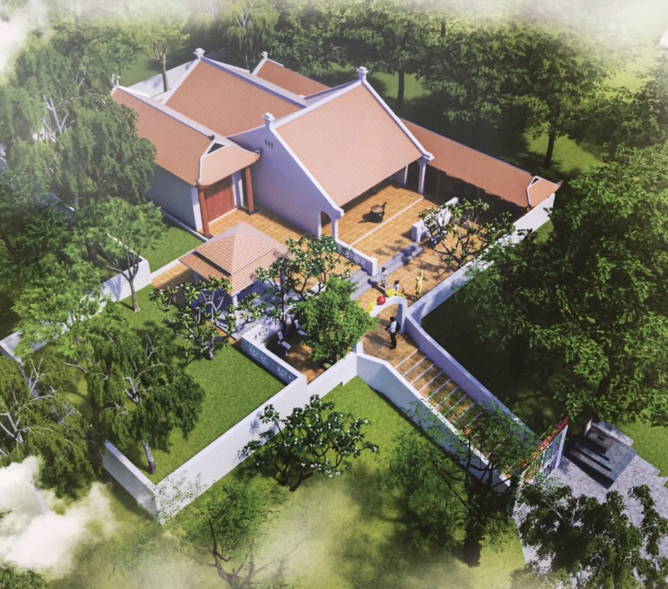 Phối cảnh đền Phja Khao.