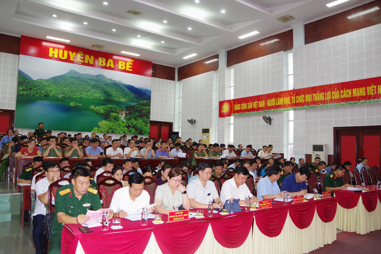 Các thành viên BCĐ diễn tập dự hội nghị. z5685744458162_c1d03039891bf9a3495043dc388d9eb6.jpg